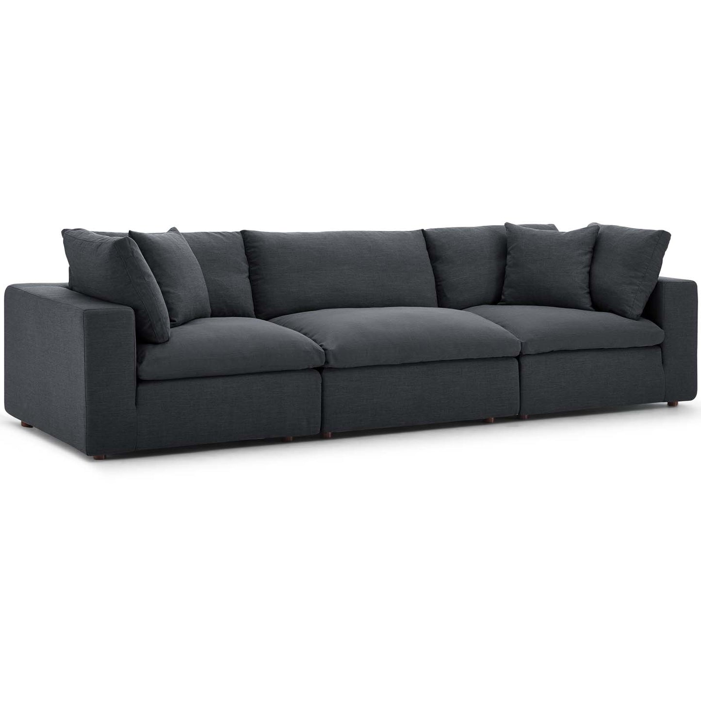 Modway Commix Down Filled Overstuffed 3 Piece Sectional Sofa Set - EEI-3355 | Sofa Set | Modishstore - 21