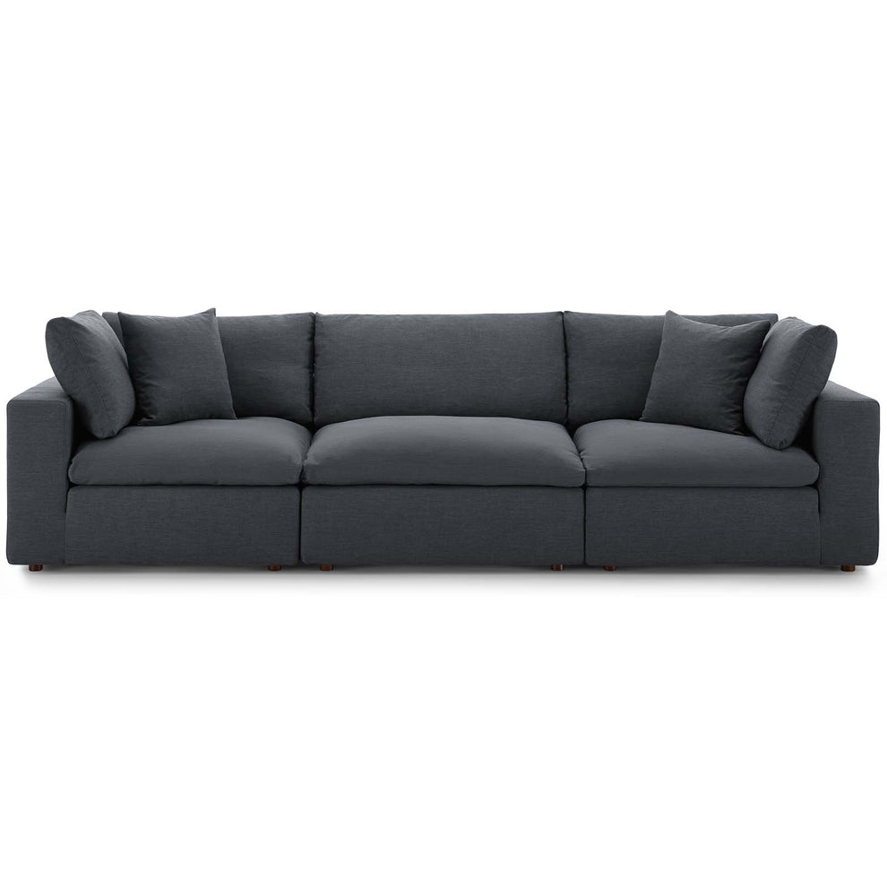 Modway Commix Down Filled Overstuffed 3 Piece Sectional Sofa Set - EEI-3355 | Sofa Set | Modishstore - 20