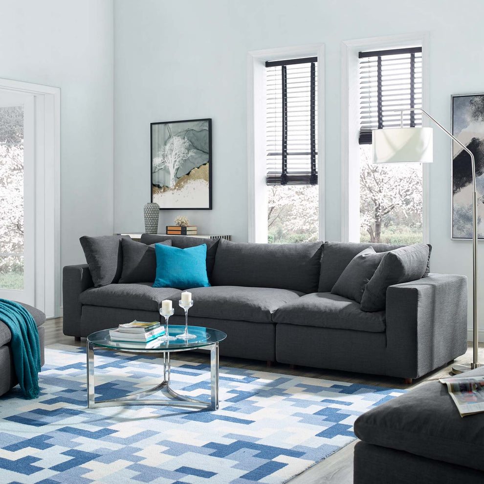 Modway Commix Down Filled Overstuffed 3 Piece Sectional Sofa Set - EEI-3355 | Sofa Set | Modishstore - 18