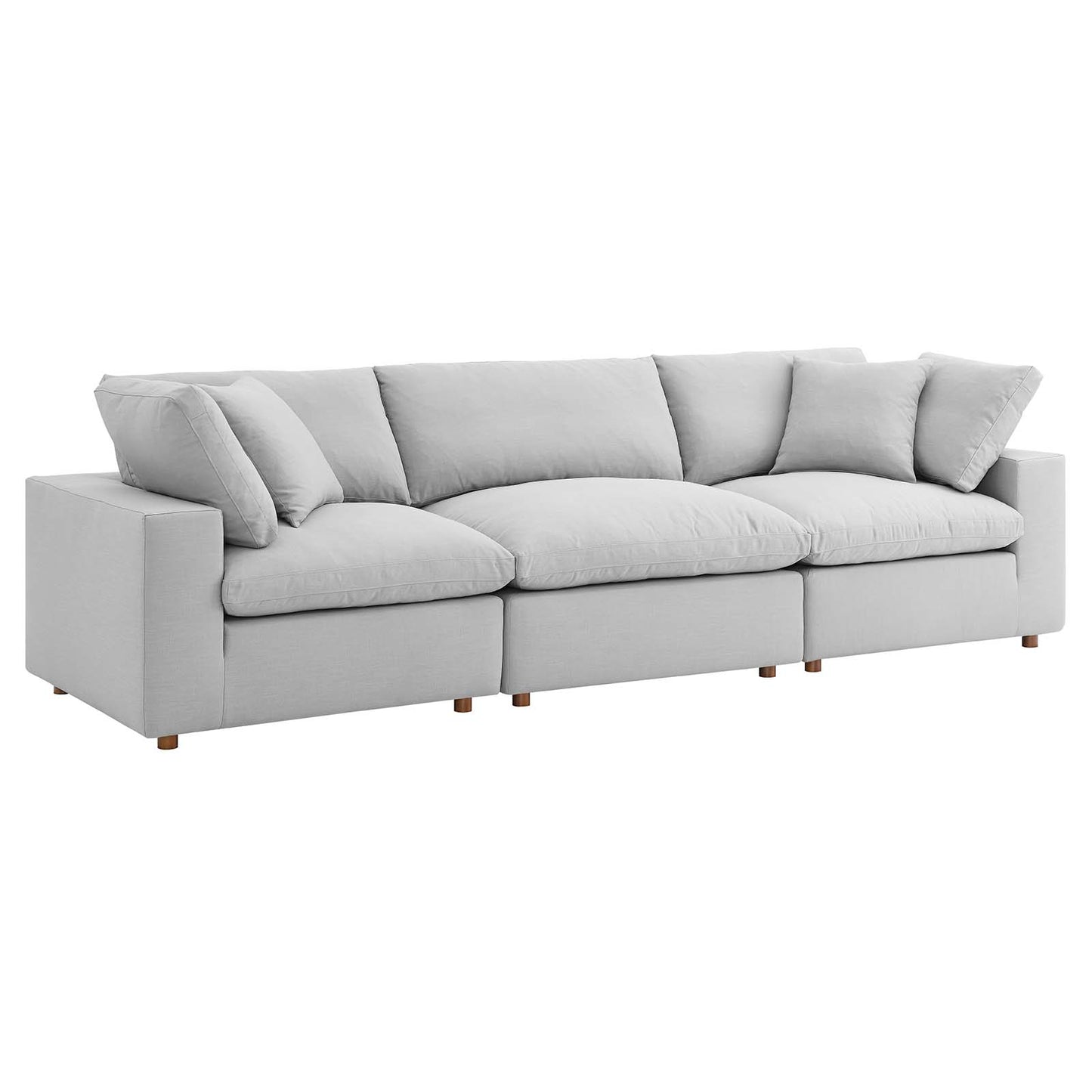 Modway Commix Down Filled Overstuffed 3 Piece Sectional Sofa Set - EEI-3355 | Sofa Set | Modishstore - 64