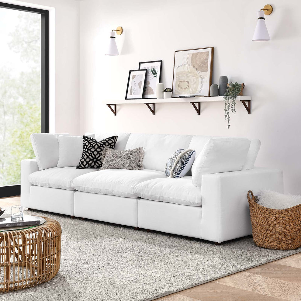 Modway Commix Down Filled Overstuffed 3 Piece Sectional Sofa Set - EEI-3355 | Sofa Set | Modishstore - 1