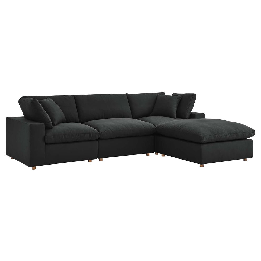 Modway Commix Down Filled Overstuffed 4 Piece Sectional Sofa Set - EEI-3356 | Sofa Set | Modishstore - 53