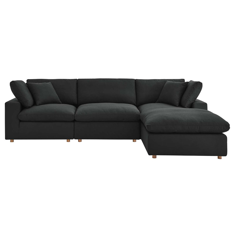 Modway Commix Down Filled Overstuffed 4 Piece Sectional Sofa Set - EEI-3356 | Sofa Set | Modishstore - 54