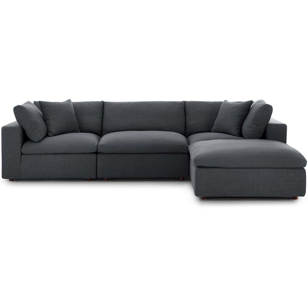 Modway Commix Down Filled Overstuffed 4 Piece Sectional Sofa Set - EEI-3356 | Sofa Set | Modishstore - 32