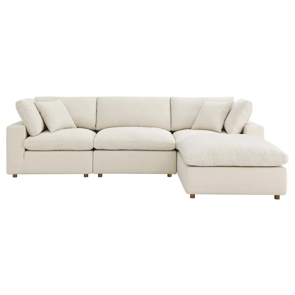Modway Commix Down Filled Overstuffed 4 Piece Sectional Sofa Set - EEI-3356 | Sofa Set | Modishstore - 15