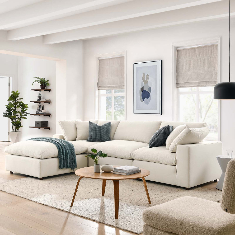 Modway Commix Down Filled Overstuffed 4 Piece Sectional Sofa Set - EEI-3356 | Sofa Set | Modishstore - 13