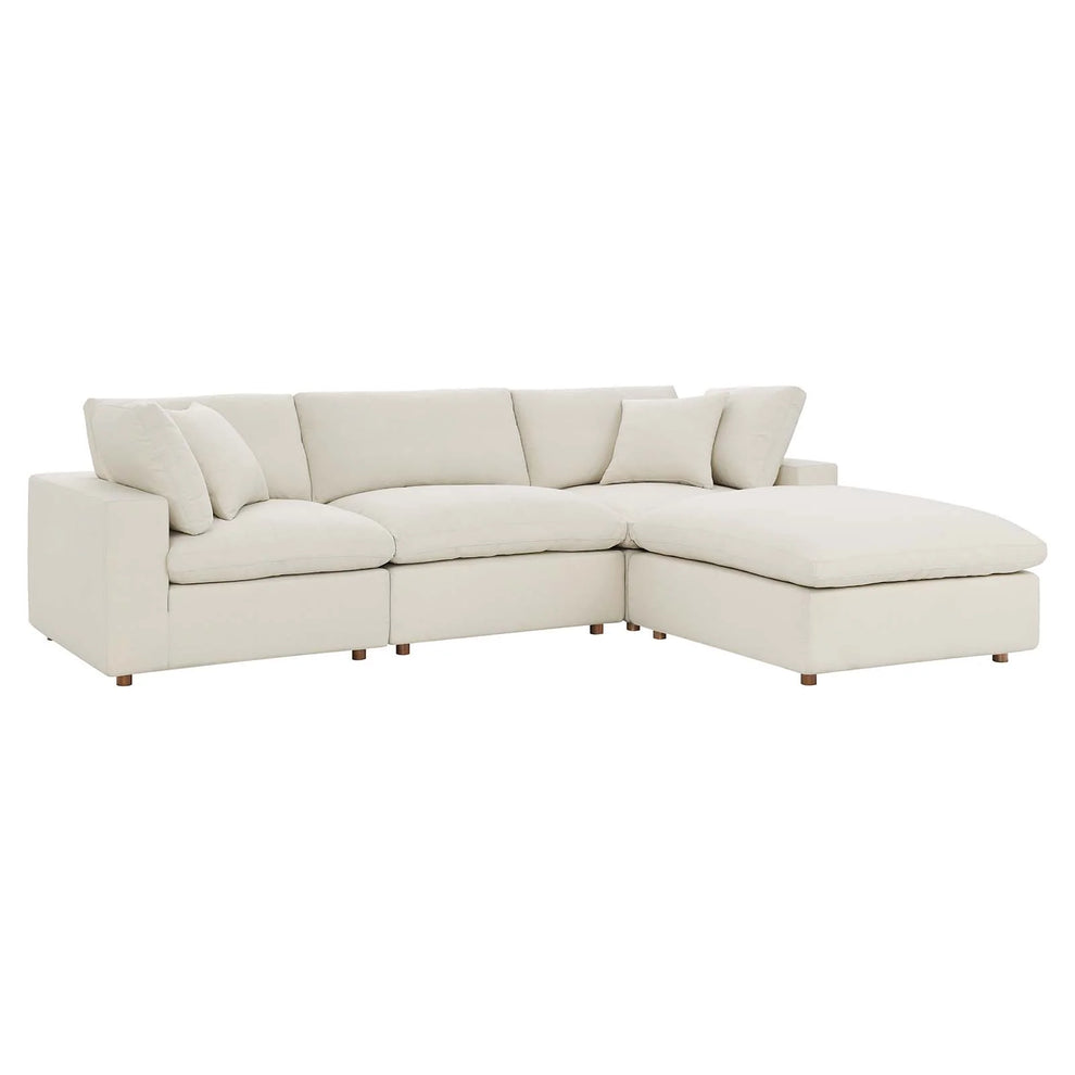 Modway Commix Down Filled Overstuffed 4 Piece Sectional Sofa Set - EEI-3356 | Sofa Set | Modishstore - 14