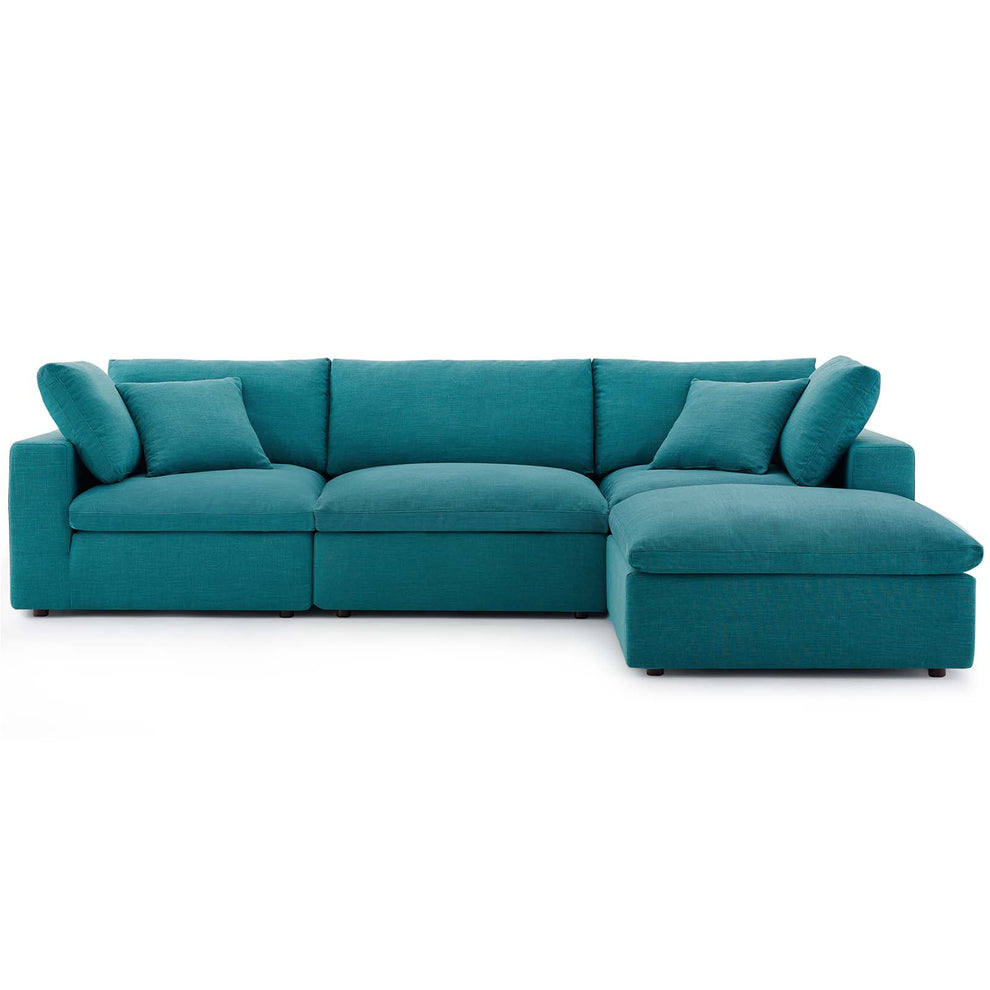 Modway Commix Down Filled Overstuffed 4 Piece Sectional Sofa Set - EEI-3356 | Sofa Set | Modishstore - 23