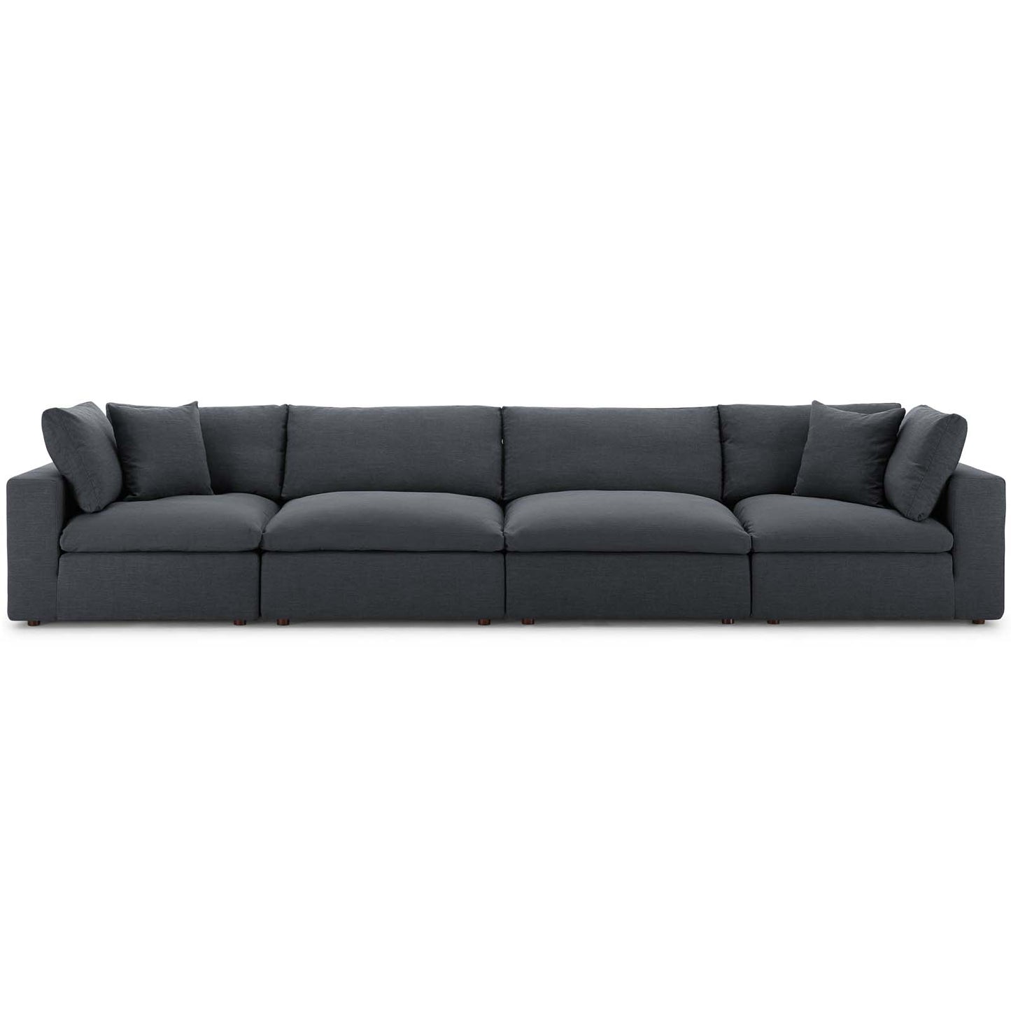 Commix Down Filled Overstuffed 4 Piece Sectional Sofa Set by Modway | Sofas | Modishstore-28