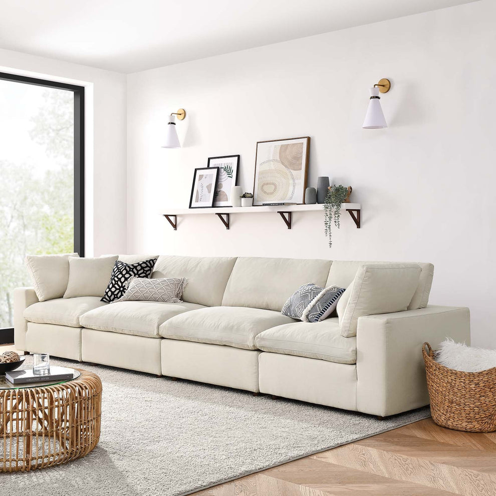 Commix Down Filled Overstuffed 4 Piece Sectional Sofa Set by Modway - EEI-3357 | Sofa Set | Modishstore - 39