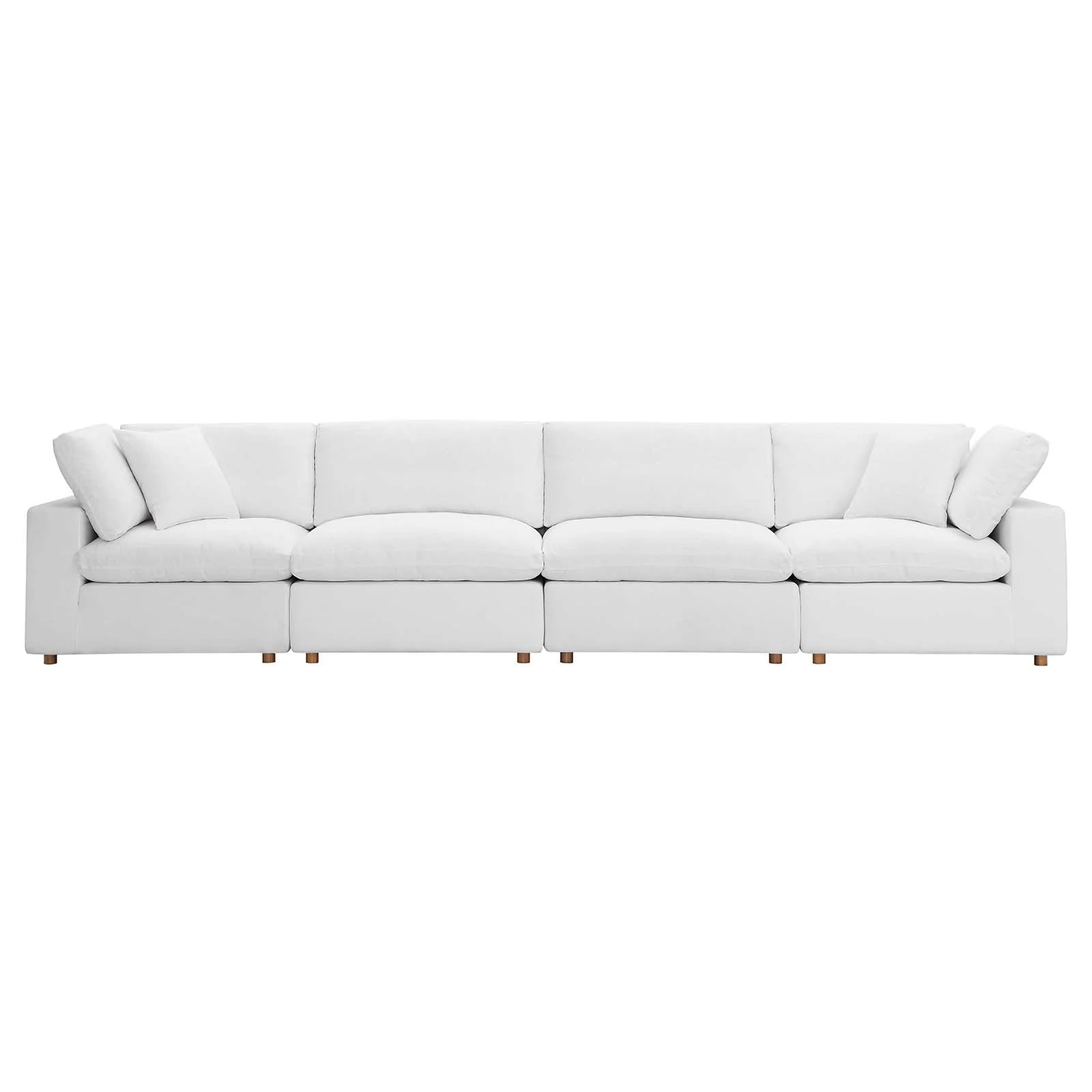 Commix Down Filled Overstuffed 4 Piece Sectional Sofa Set by Modway - EEI-3357 | Sofa Set | Modishstore-4