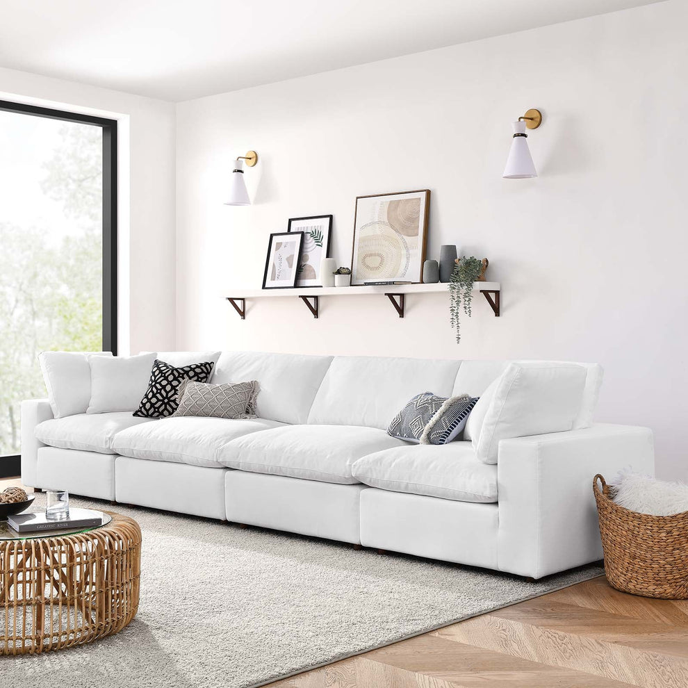 Commix Down Filled Overstuffed 4 Piece Sectional Sofa Set by Modway - EEI-3357 | Sofa Set | Modishstore - 1
