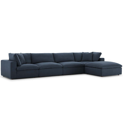 Commix Down Filled Overstuffed 5 Piece Sectional Sofa Set by Modway | Sofas | Modishstore-18