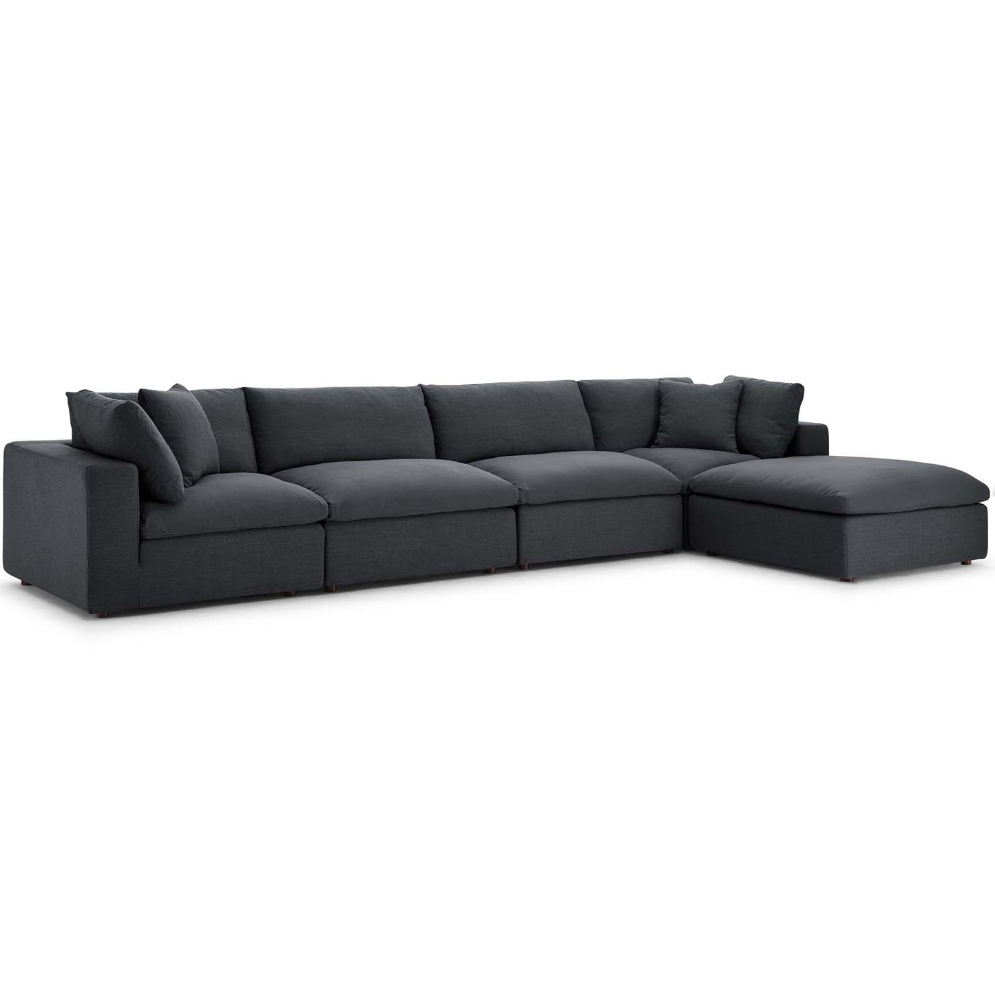 Commix Down Filled Overstuffed 5 Piece Sectional Sofa Set by Modway - EEI-3358 | Sofa Set | Modishstore - 29