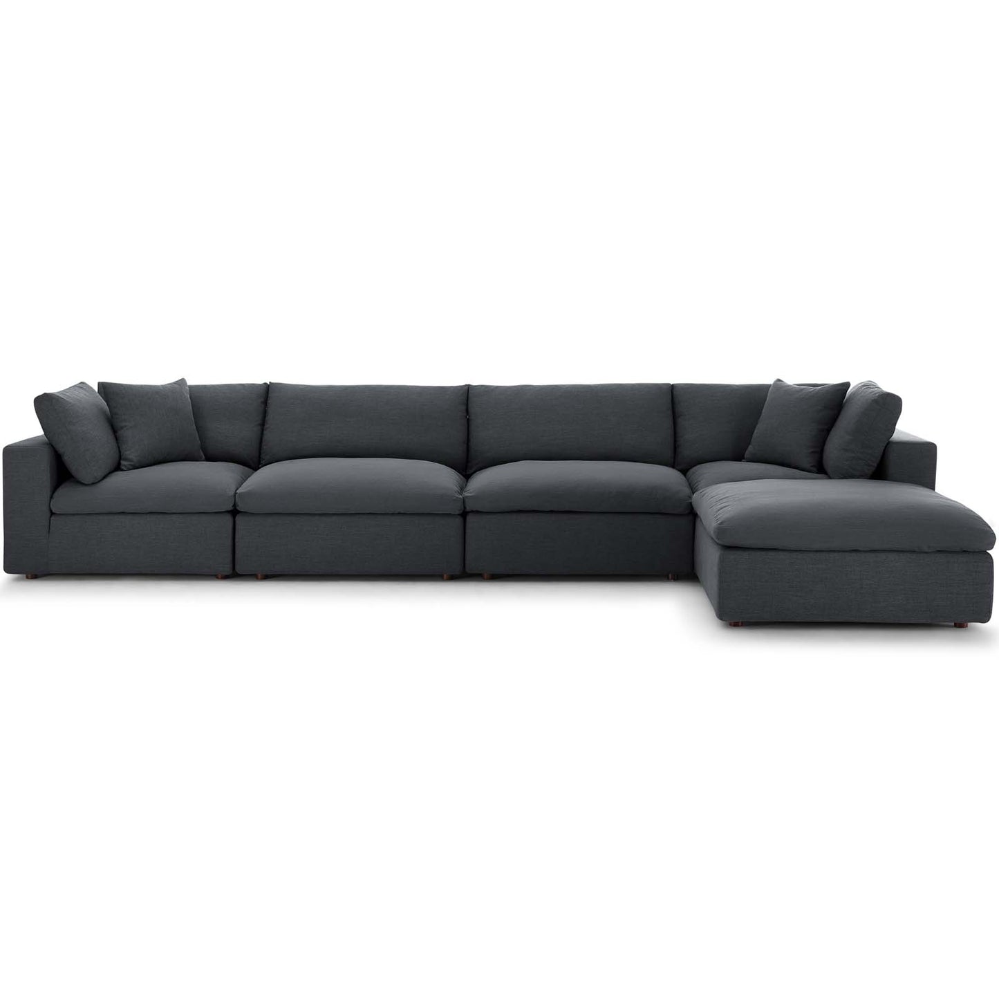 Commix Down Filled Overstuffed 5 Piece Sectional Sofa Set by Modway - EEI-3358 | Sofa Set | Modishstore - 26