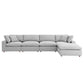 Commix Down Filled Overstuffed 5 Piece Sectional Sofa Set by Modway | Sofas | Modishstore-70