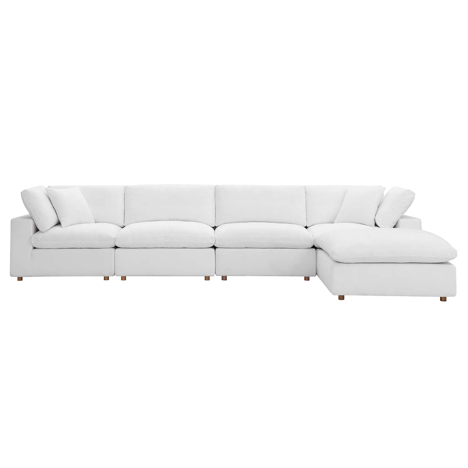 Commix Down Filled Overstuffed 5 Piece Sectional Sofa Set by Modway - EEI-3358 | Sofa Set | Modishstore-3