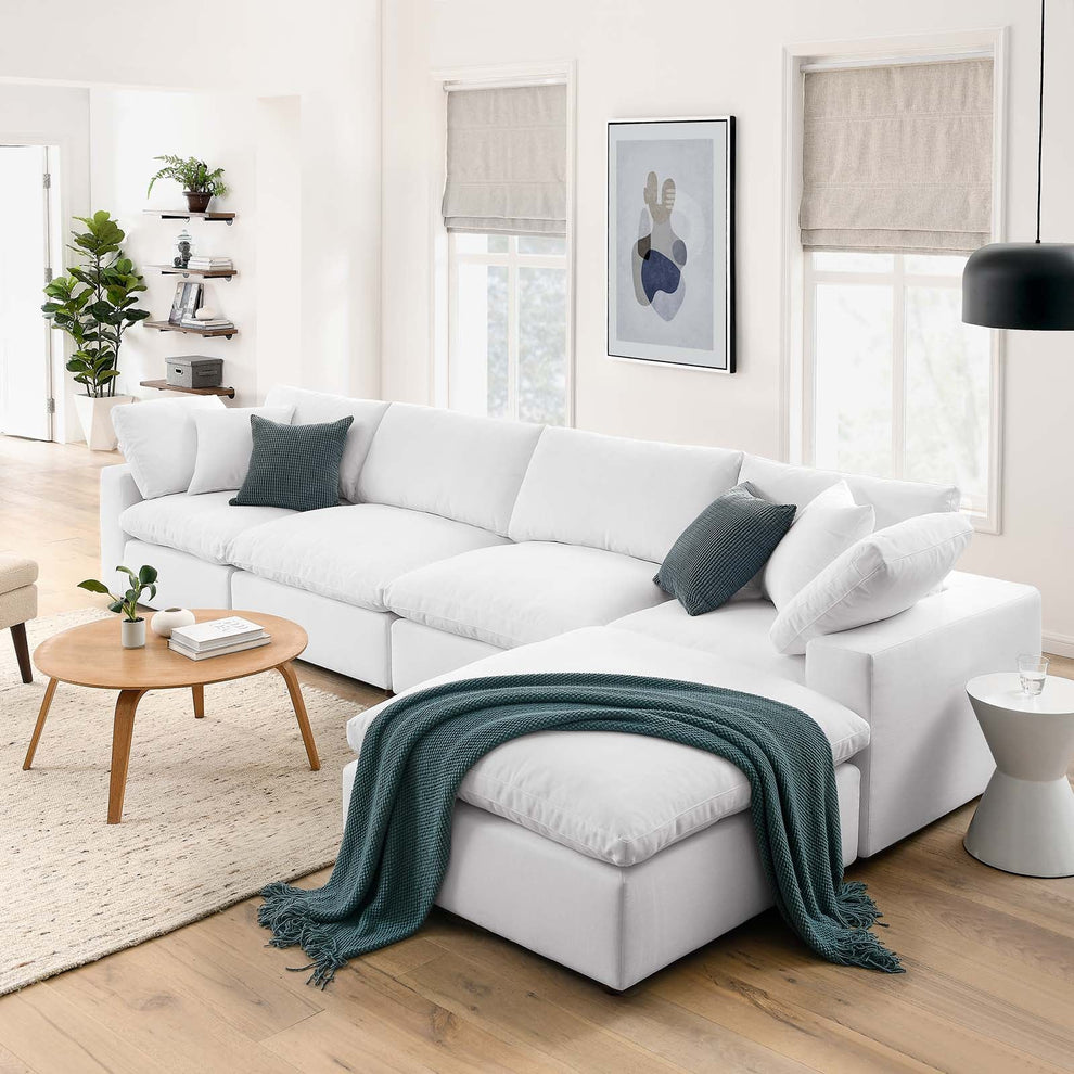 Commix Down Filled Overstuffed 5 Piece Sectional Sofa Set by Modway - EEI-3358 | Sofa Set | Modishstore - 1