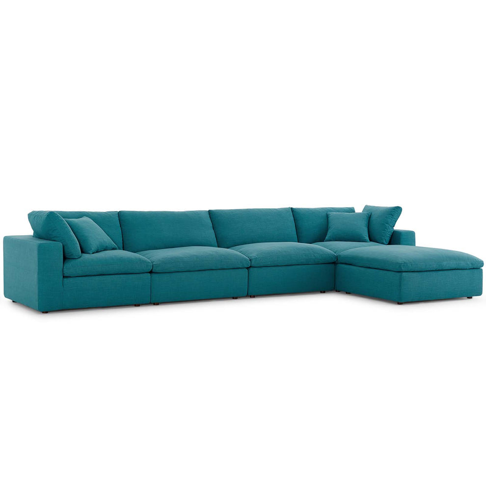 Commix Down Filled Overstuffed 5 Piece Sectional Sofa Set by Modway - EEI-3358 | Sofa Set | Modishstore - 35
