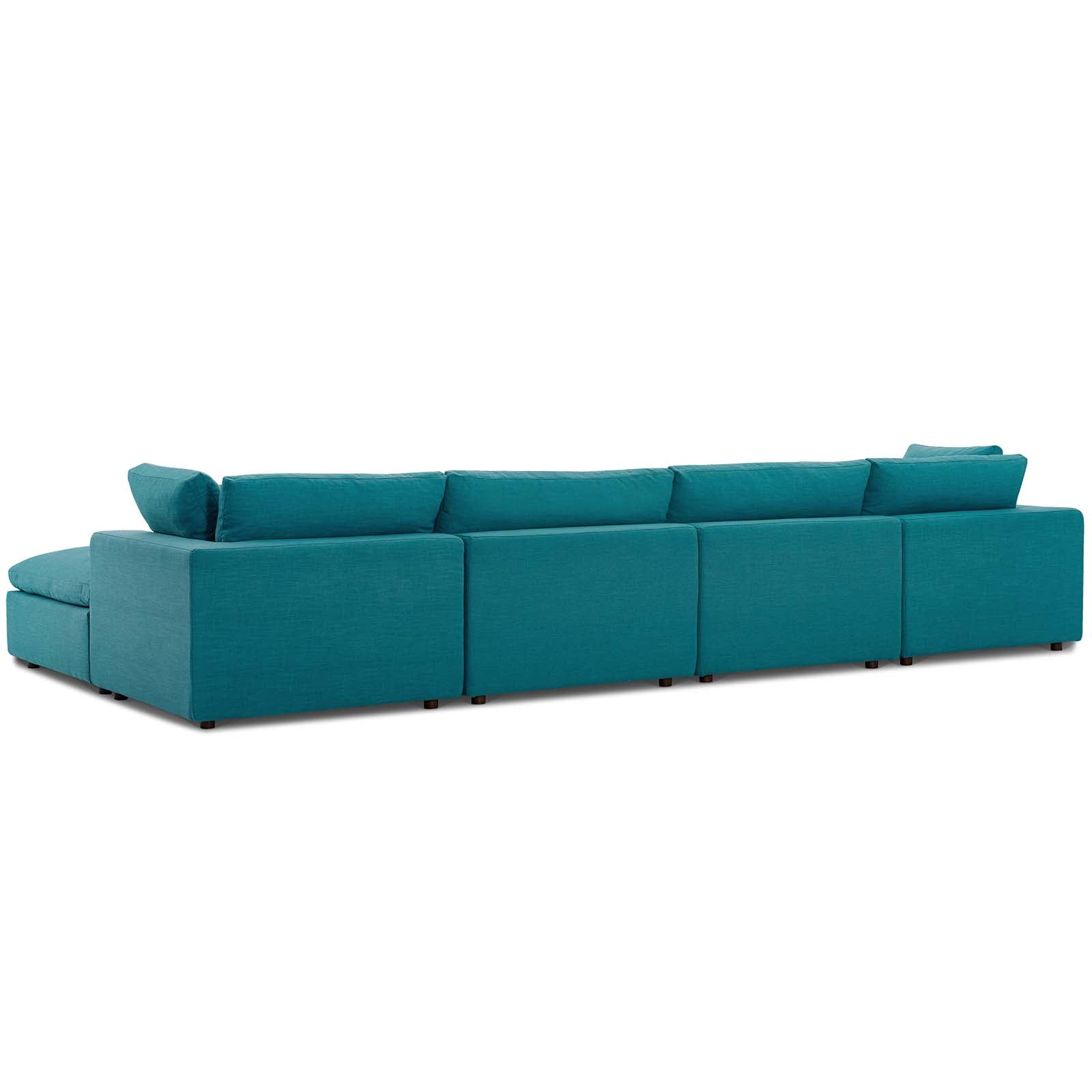 Commix Down Filled Overstuffed 5 Piece Sectional Sofa Set by Modway | Sofas | Modishstore-40