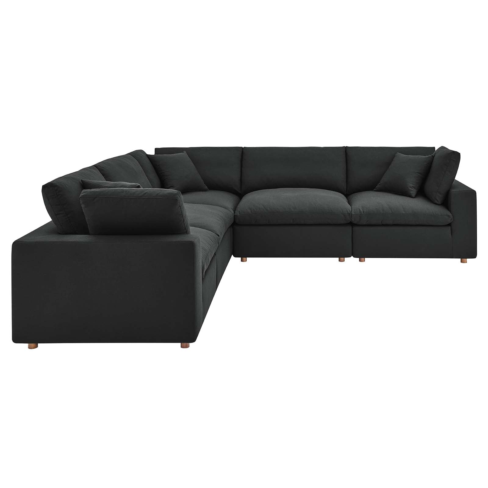 Modway Commix Down Filled Overstuffed 5 Piece Sectional Sofa Set | Sofas | Modishstore-52