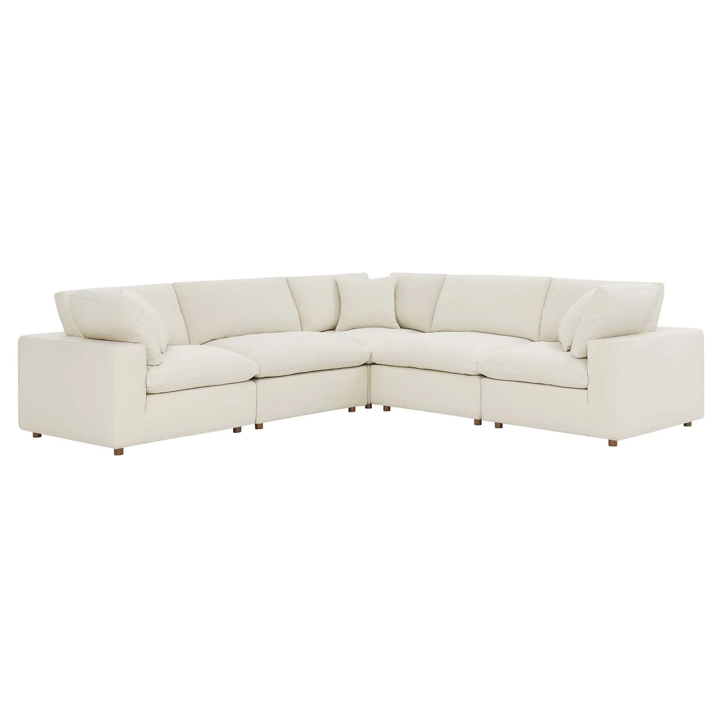 Modway Commix Down Filled Overstuffed 5 Piece Sectional Sofa Set - EEI-3359 | Sofa Set | Modishstore - 38