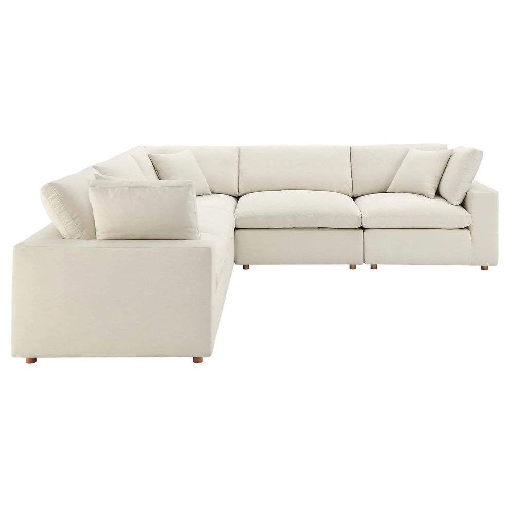 Modway Commix Down Filled Overstuffed 5 Piece Sectional Sofa Set - EEI-3359 | Sofa Set | Modishstore - 47