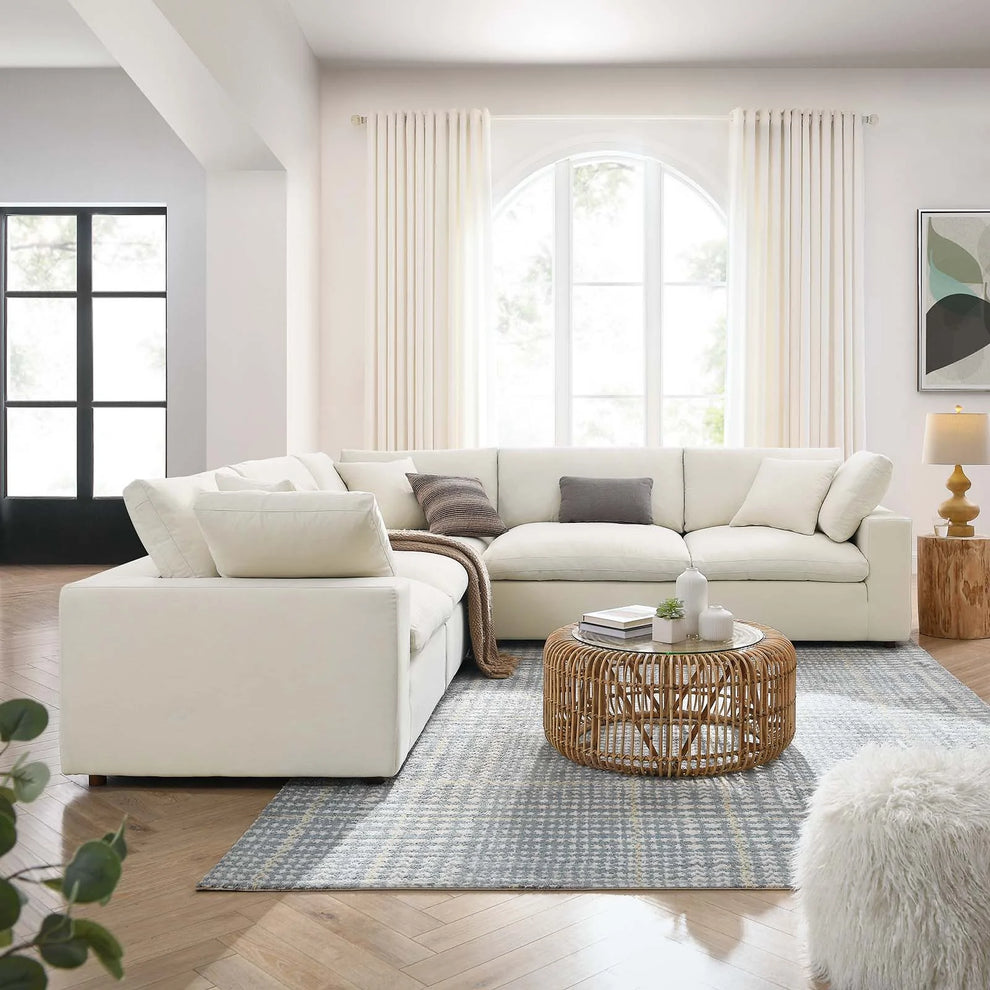 Modway Commix Down Filled Overstuffed 5 Piece Sectional Sofa Set - EEI-3359 | Sofa Set | Modishstore - 37