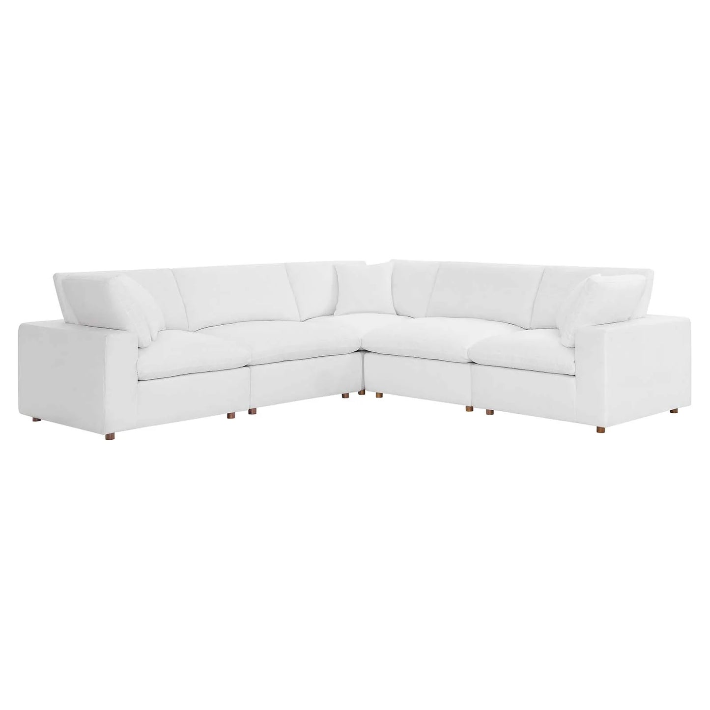 Modway Commix Down Filled Overstuffed 5 Piece Sectional Sofa Set - EEI-3359 | Sofa Set | Modishstore - 2
