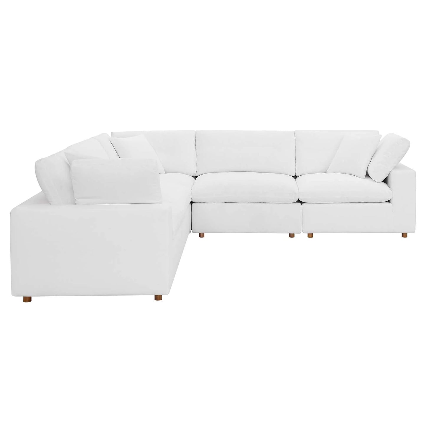 Modway Commix Down Filled Overstuffed 5 Piece Sectional Sofa Set - EEI-3359 | Sofa Set | Modishstore - 6