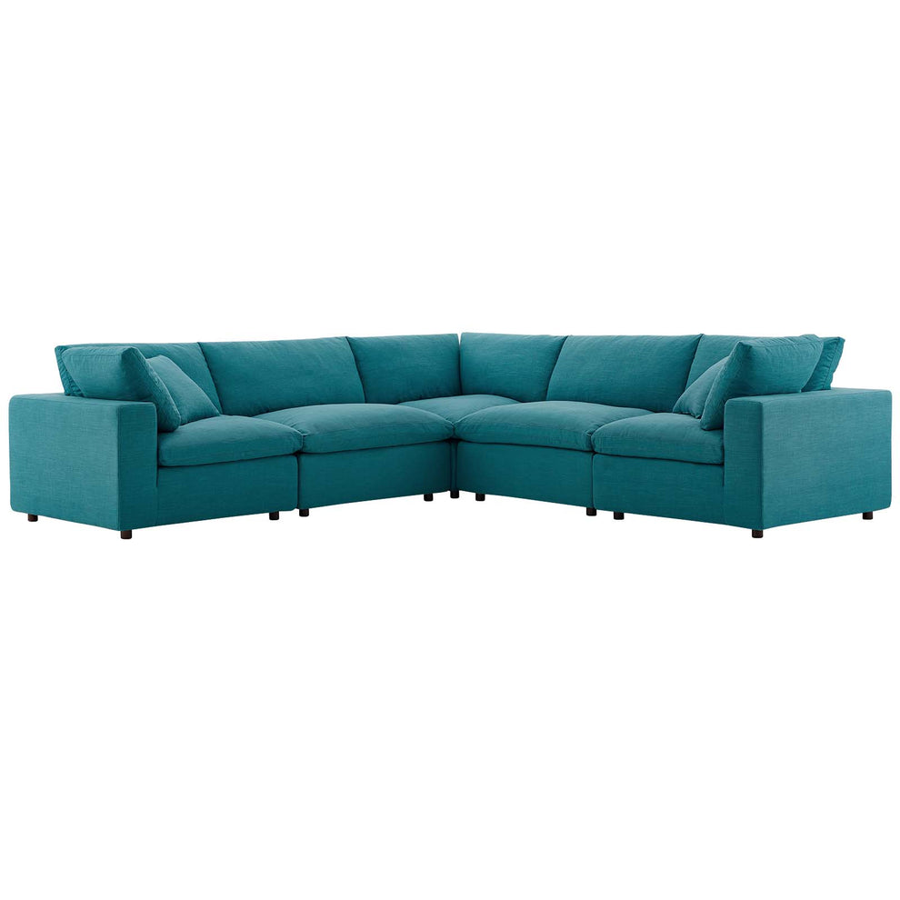 Modway Commix Down Filled Overstuffed 5 Piece Sectional Sofa Set - EEI-3359 | Sofa Set | Modishstore - 15