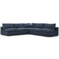 Modway's Modern Commix Down Filled Overstuffed 5 Piece Sectional Sofa Set | Sofas | Modishstore-15