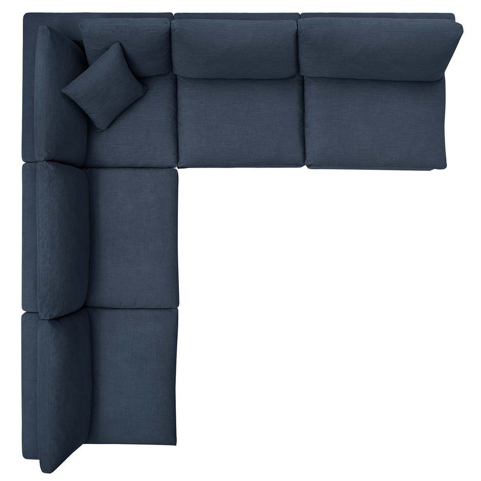 Modway's Modern Commix Down Filled Overstuffed 5 Piece Sectional Sofa Set - EEI-3360 | Sofa Set | Modishstore - 19