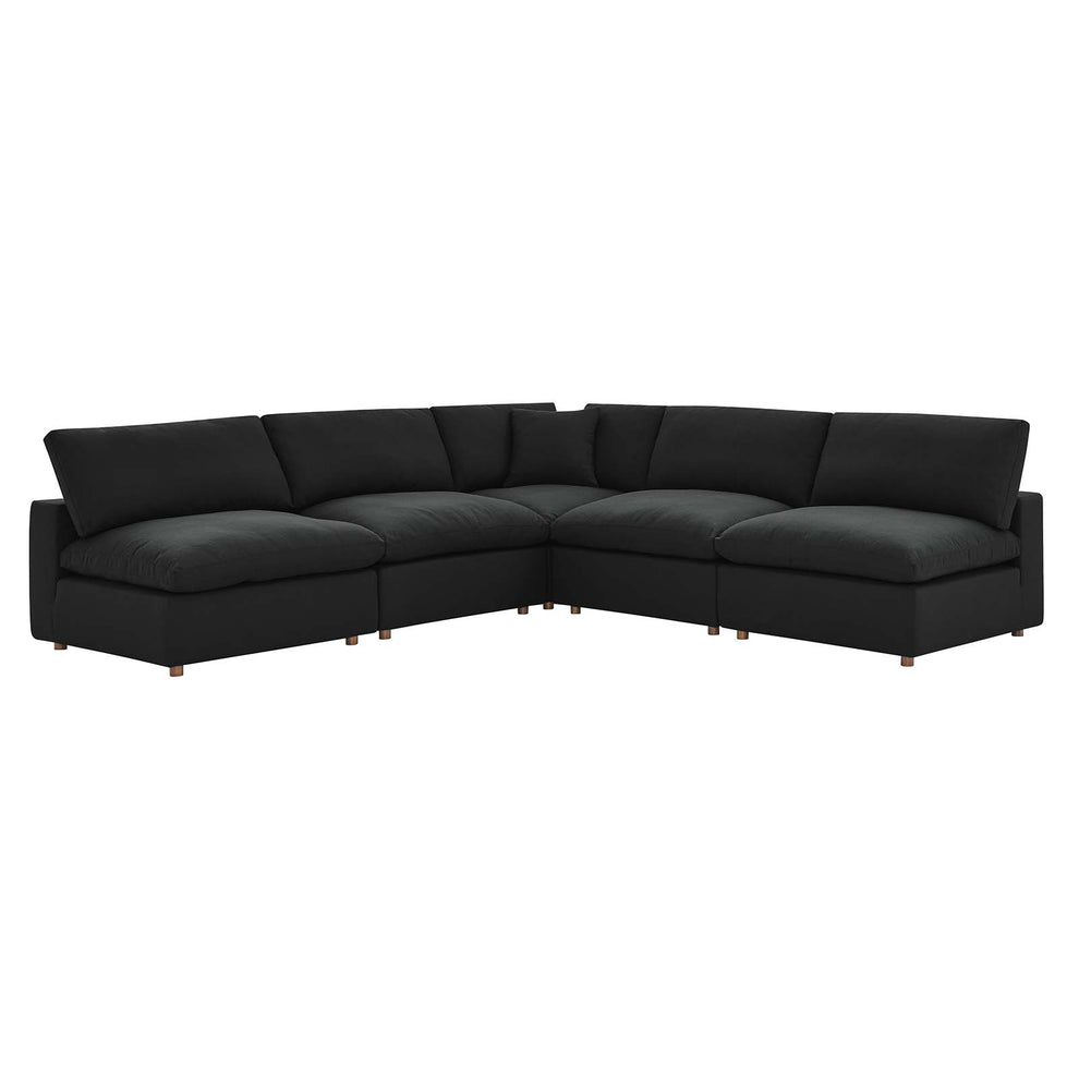 Modway's Modern Commix Down Filled Overstuffed 5 Piece Sectional Sofa Set - EEI-3360 | Sofa Set | Modishstore - 54