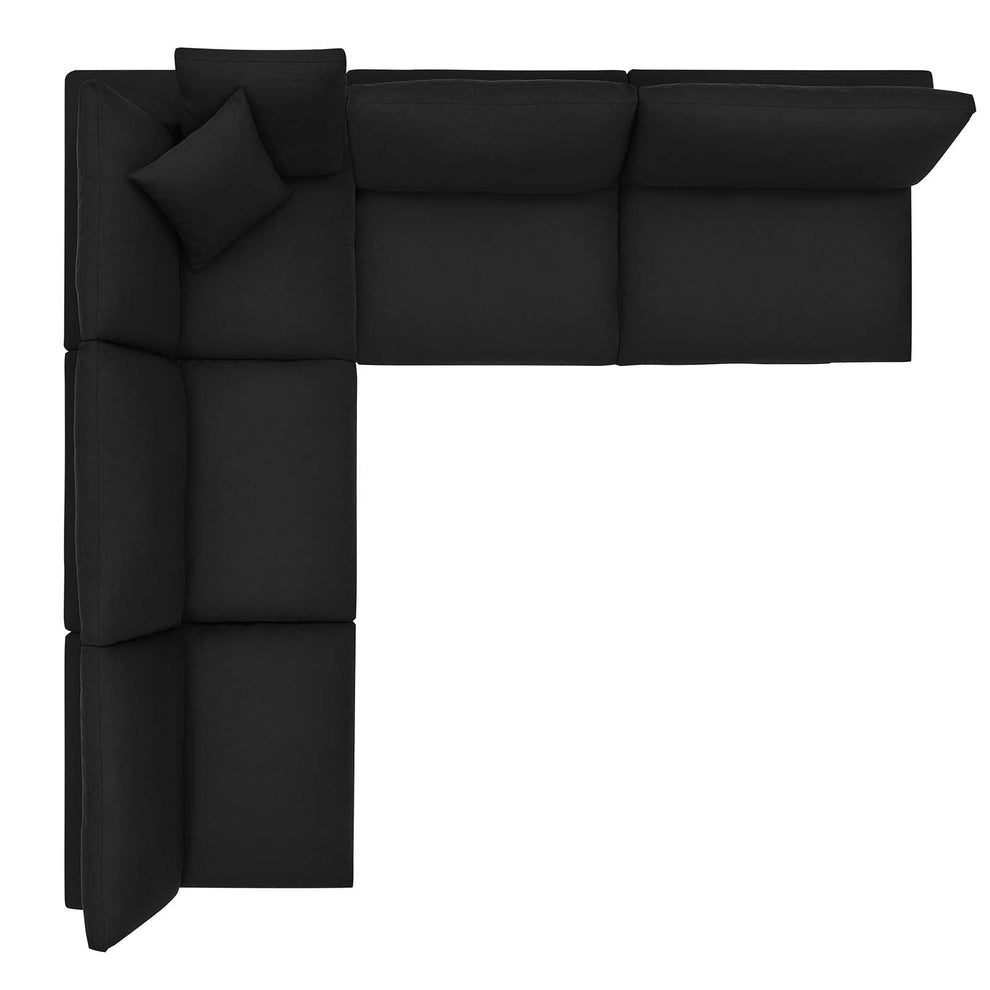 Modway's Modern Commix Down Filled Overstuffed 5 Piece Sectional Sofa Set - EEI-3360 | Sofa Set | Modishstore - 53