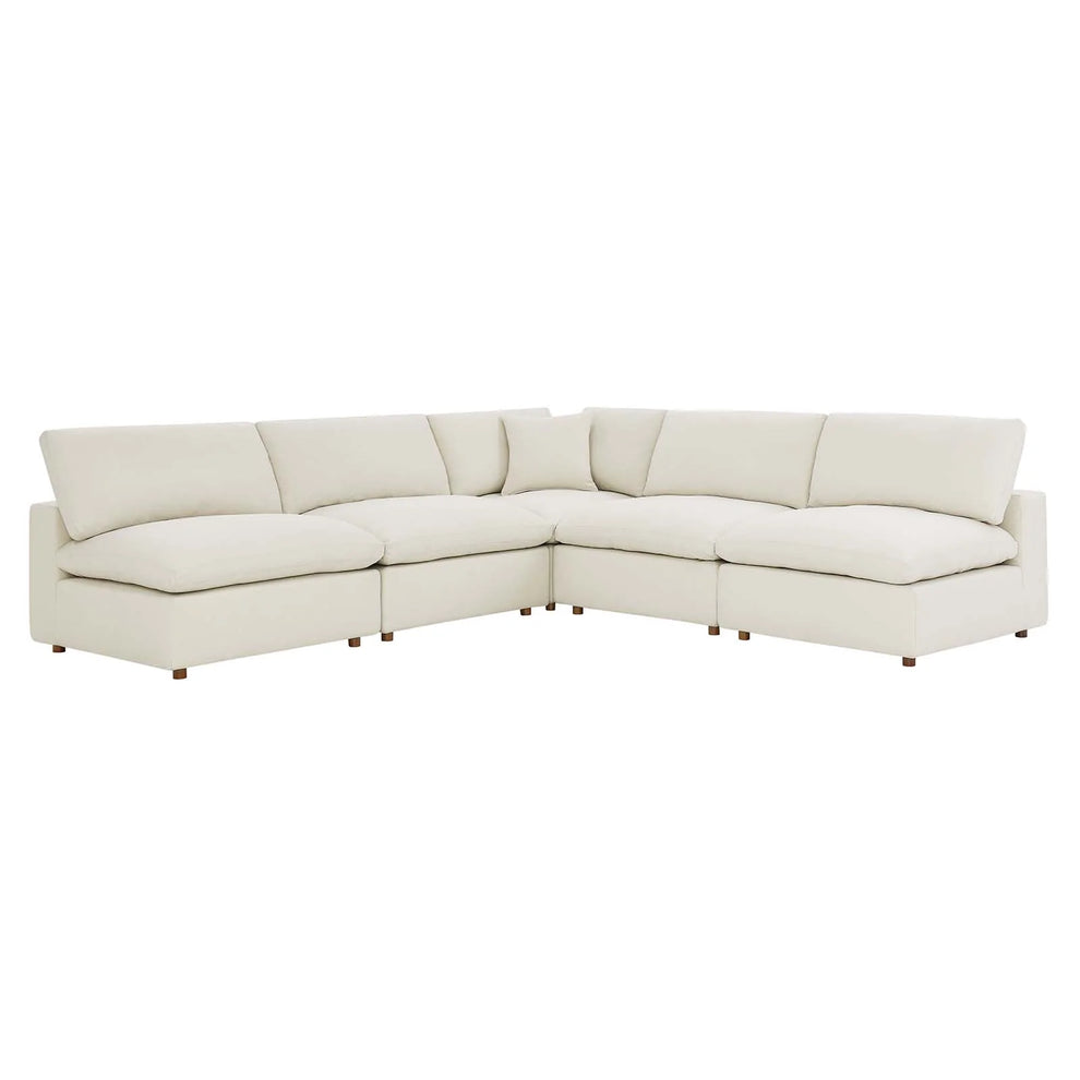 Modway's Modern Commix Down Filled Overstuffed 5 Piece Sectional Sofa Set - EEI-3360 | Sofa Set | Modishstore - 36