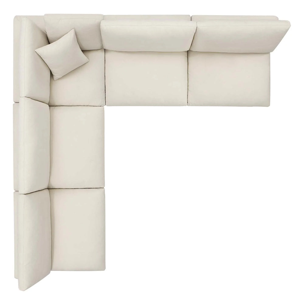 Modway's Modern Commix Down Filled Overstuffed 5 Piece Sectional Sofa Set - EEI-3360 | Sofa Set | Modishstore - 46