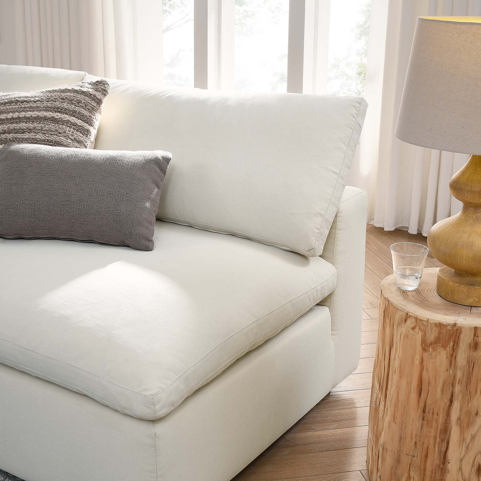 Modway's Modern Commix Down Filled Overstuffed 5 Piece Sectional Sofa Set | Sofas | Modishstore-47