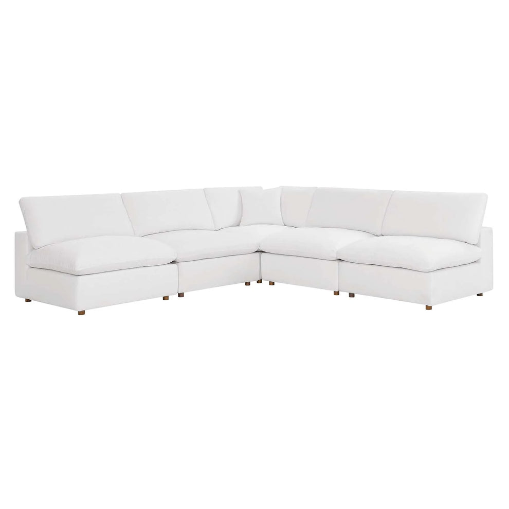 Modway's Modern Commix Down Filled Overstuffed 5 Piece Sectional Sofa Set - EEI-3360 | Sofa Set | Modishstore - 2