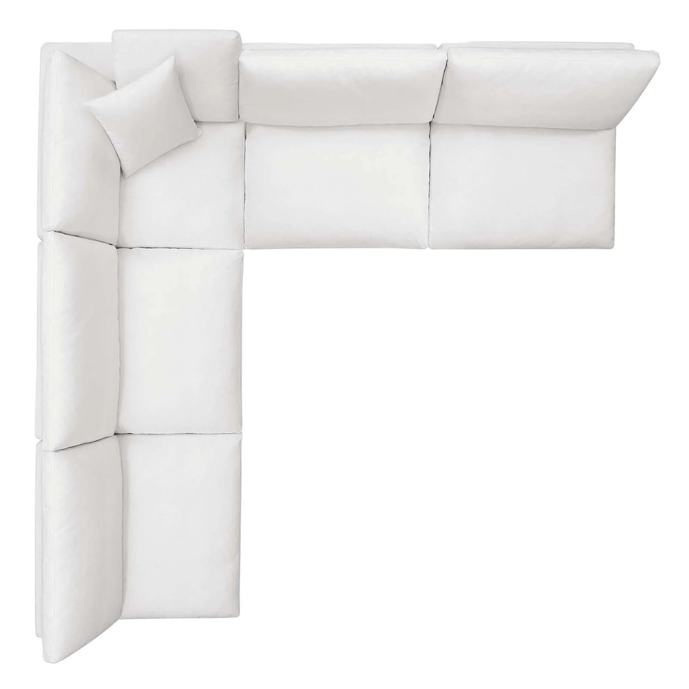 Modway's Modern Commix Down Filled Overstuffed 5 Piece Sectional Sofa Set - EEI-3360 | Sofa Set | Modishstore - 6