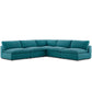 Modway's Modern Commix Down Filled Overstuffed 5 Piece Sectional Sofa Set | Sofas | Modishstore-30