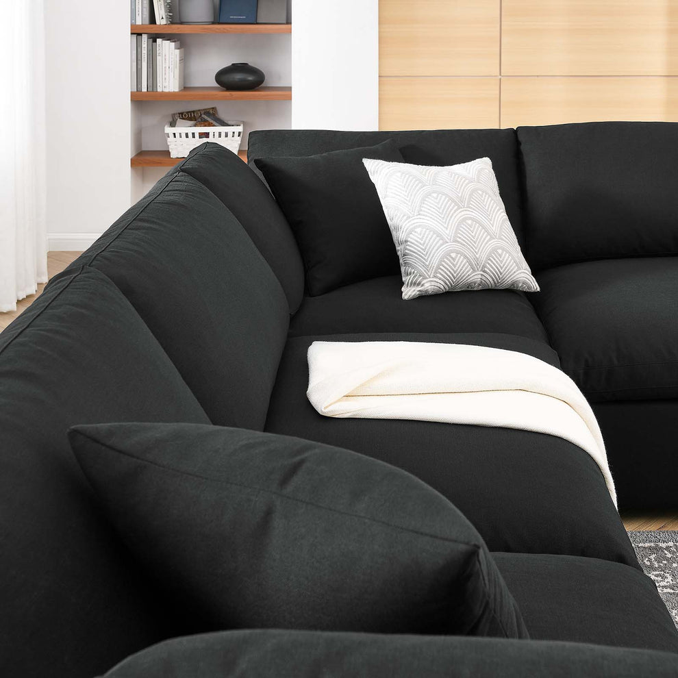Commix Down Filled Overstuffed 6 Piece Sectional Sofa Set By Modway - EEI-3361 | Sectional | Modishstore - 4