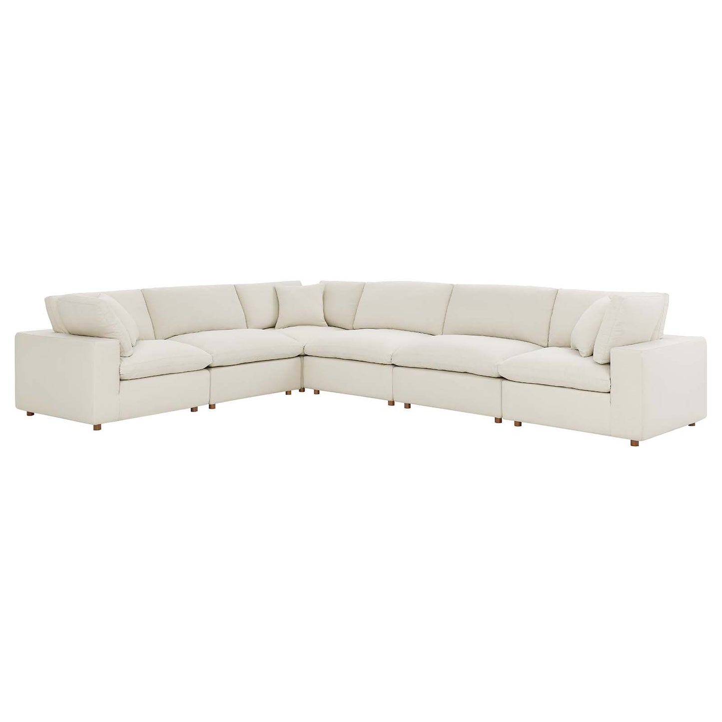 Commix Down Filled Overstuffed 6 Piece Sectional Sofa Set By Modway - EEI-3361 | Sectional | Modishstore - 7