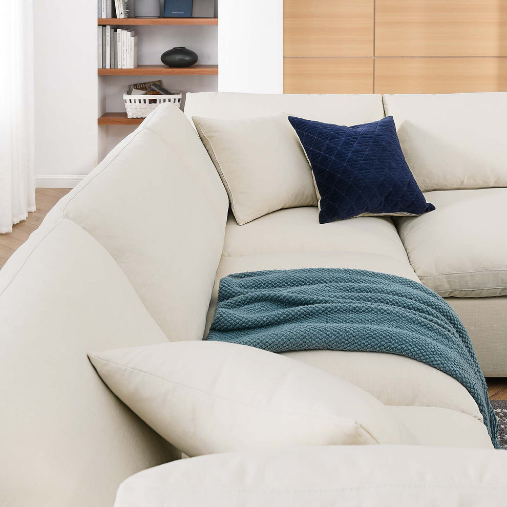 Commix Down Filled Overstuffed 6 Piece Sectional Sofa Set By Modway - EEI-3361 | Sectional | Modishstore - 9