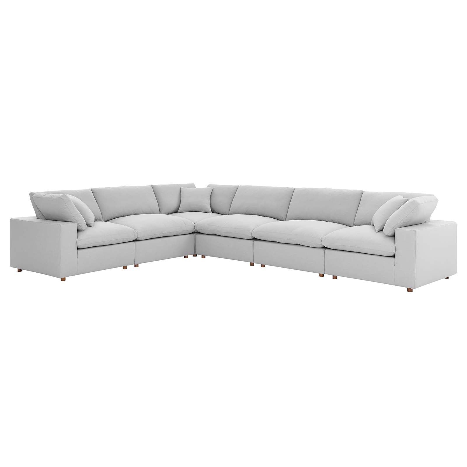 Commix Down Filled Overstuffed 6 Piece Sectional Sofa Set By Modway - EEI-3361 | Sectional | Modishstore - 11