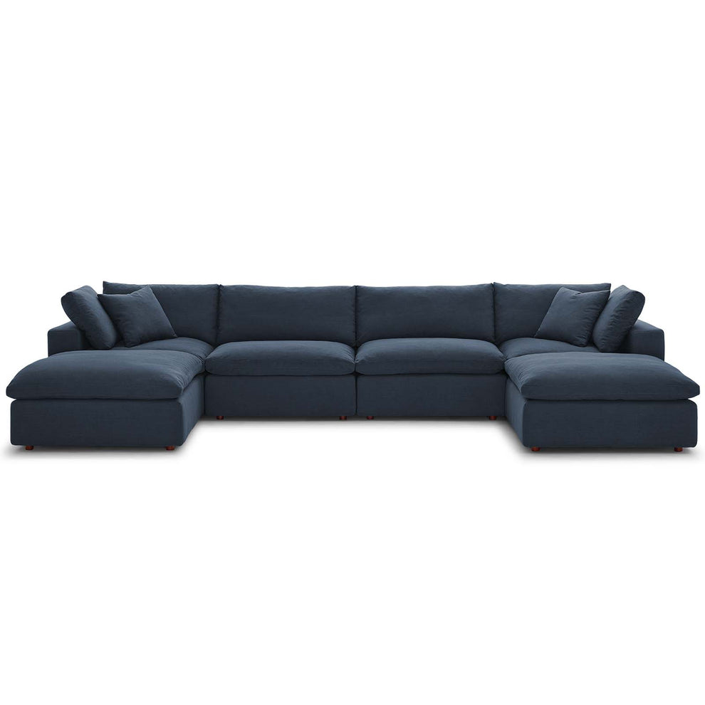 Commix Down Filled Overstuffed 6 Piece Sectional Sofa Set by Modway - EEI-3362 | Sofa Set | Modishstore - 26