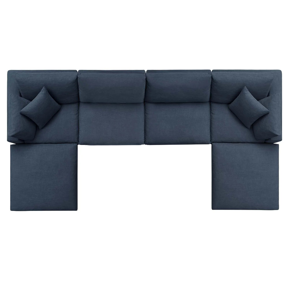 Commix Down Filled Overstuffed 6 Piece Sectional Sofa Set by Modway - EEI-3362 | Sofa Set | Modishstore - 27