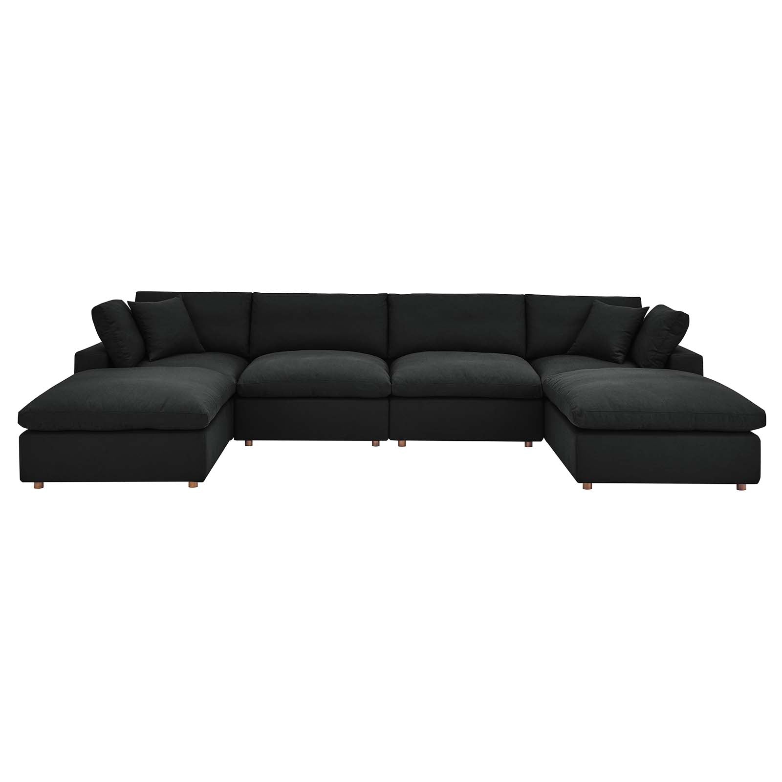Commix Down Filled Overstuffed 6 Piece Sectional Sofa Set by Modway | Sofas | Modishstore-32