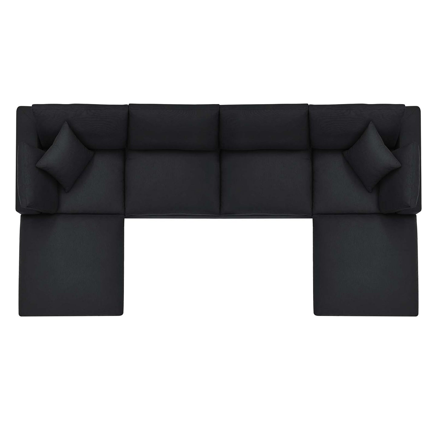 Commix Down Filled Overstuffed 6 Piece Sectional Sofa Set by Modway | Sofas | Modishstore-31