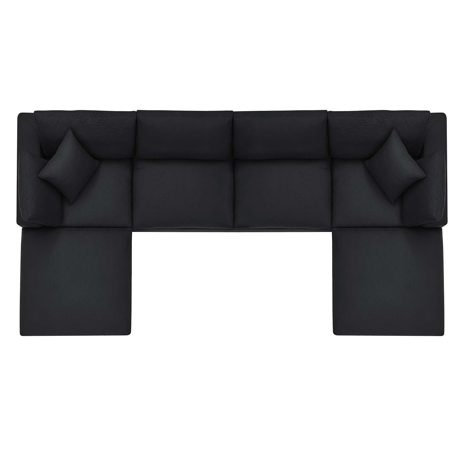Commix Down Filled Overstuffed 6 Piece Sectional Sofa Set by Modway | Sofas | Modishstore-31